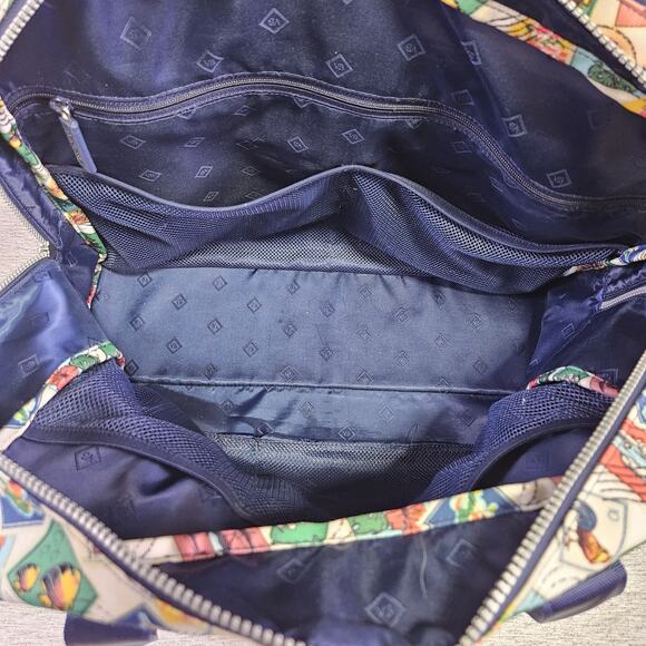 Vera Bradley Cuban Stamps Lighten Up Go Anywhere Carry-On Travel Bag Vacation - Picture 13 of 16